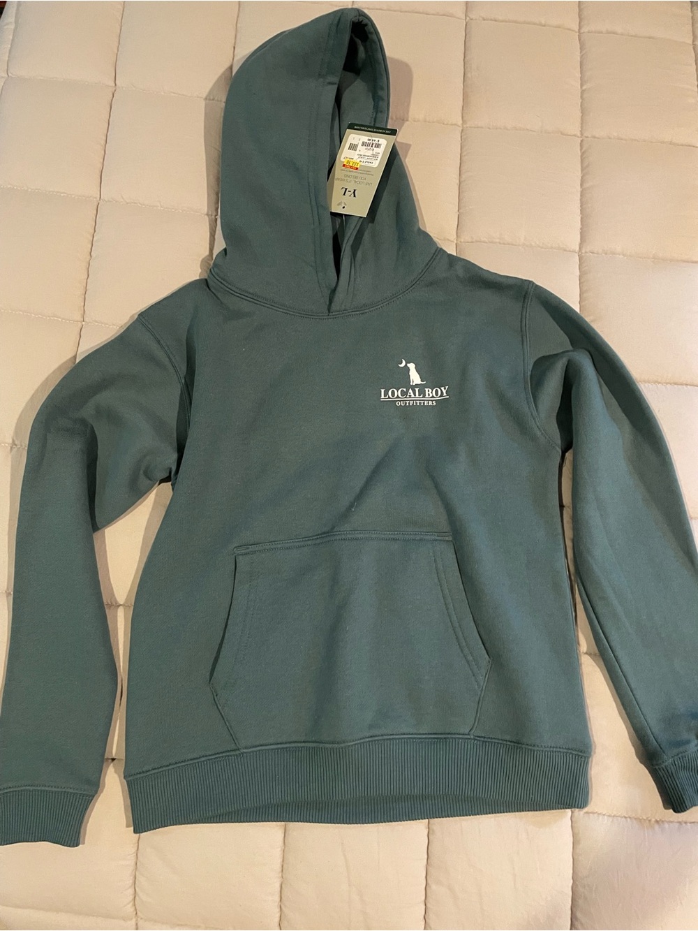 Local Boy Outfitters Kids Green Hoodie Sweatshirt